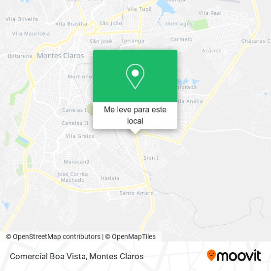 Comercial Boa Vista mapa