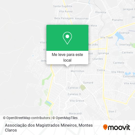 Associação dos Magistrados Mineiros mapa