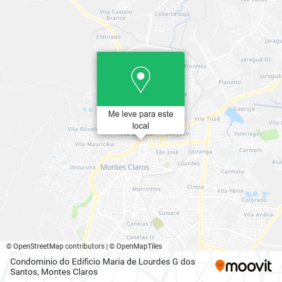 Condominio do Edificio Maria de Lourdes G dos Santos mapa
