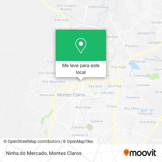 Ninha do Mercado mapa