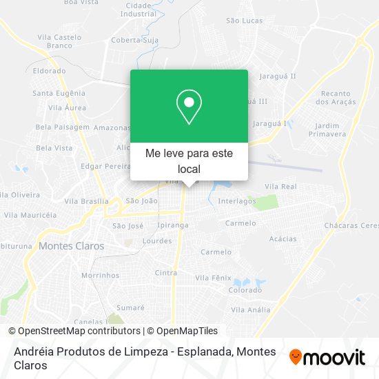 Andréia Produtos de Limpeza - Esplanada mapa