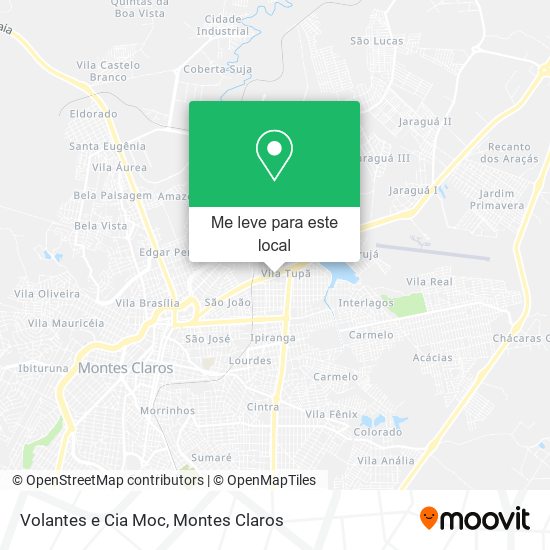 Volantes e Cia Moc mapa