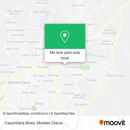 Carpintaria Alves mapa