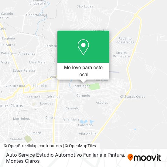 Auto Service Estudio Automotivo Funilaria e Pintura mapa