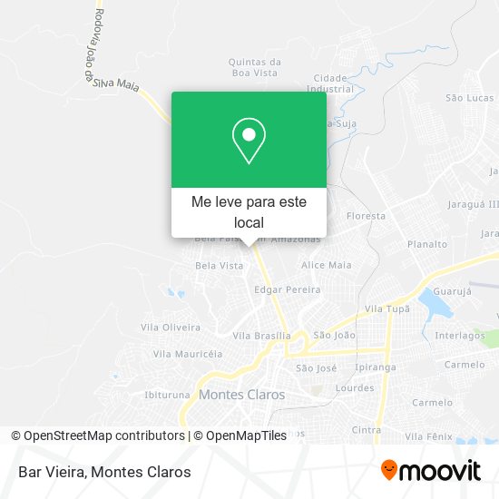 Bar Vieira mapa