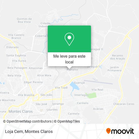 Loja Cem mapa