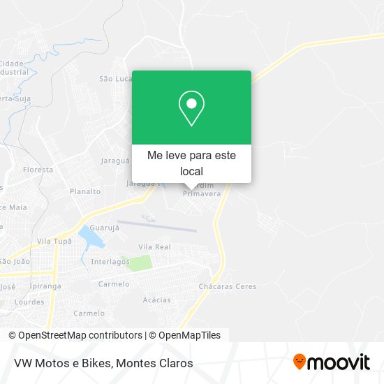 VW Motos e Bikes mapa
