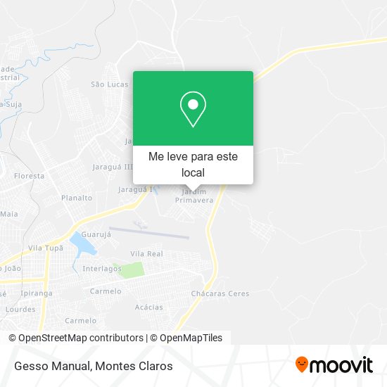 Gesso Manual mapa