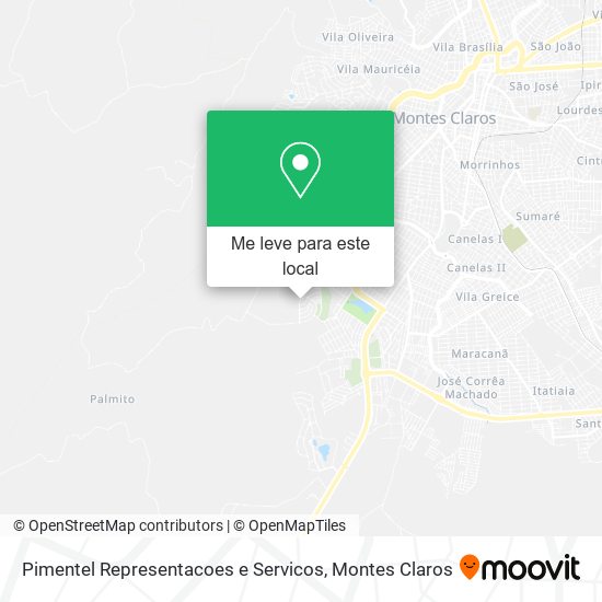 Pimentel Representacoes e Servicos mapa