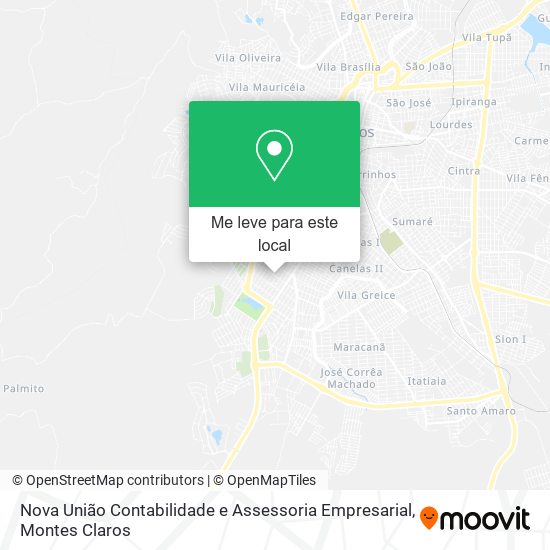 Nova União Contabilidade e Assessoria Empresarial mapa