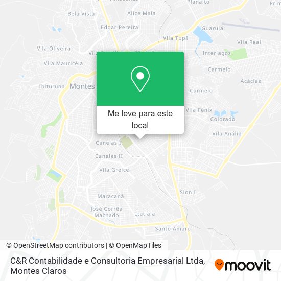C&R Contabilidade e Consultoria Empresarial Ltda mapa