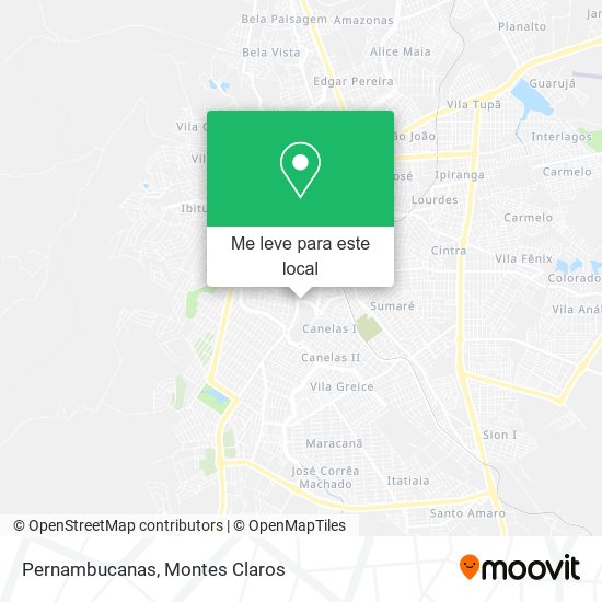 Pernambucanas mapa