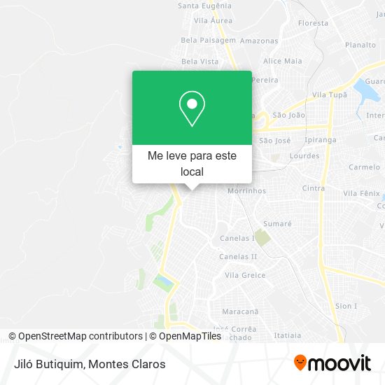 Jiló Butiquim mapa