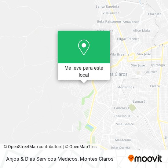 Anjos & Dias Servicos Medicos mapa