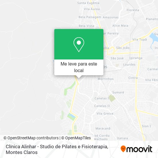 Clínica Alinhar - Studio de Pilates e Fisioterapia mapa