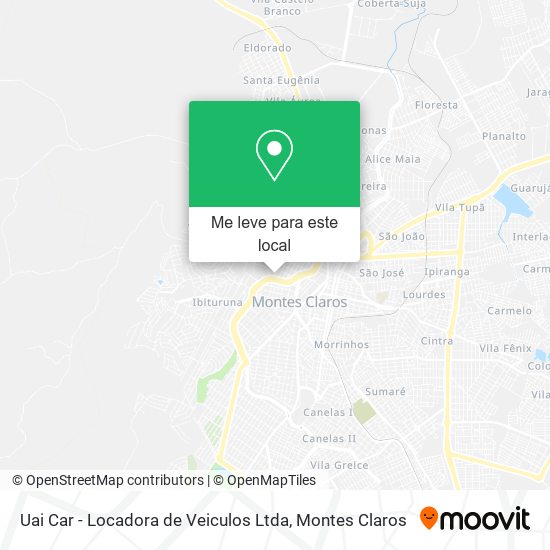 Uai Car - Locadora de Veiculos Ltda mapa