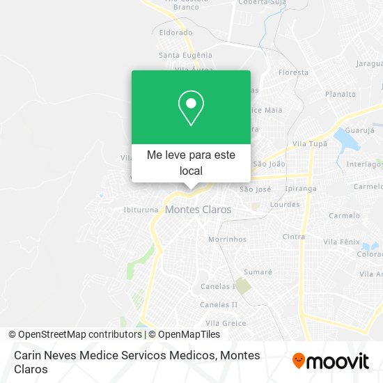 Carin Neves Medice Servicos Medicos mapa