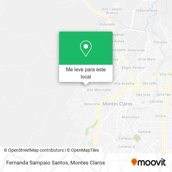Fernanda Sampaio Santos mapa