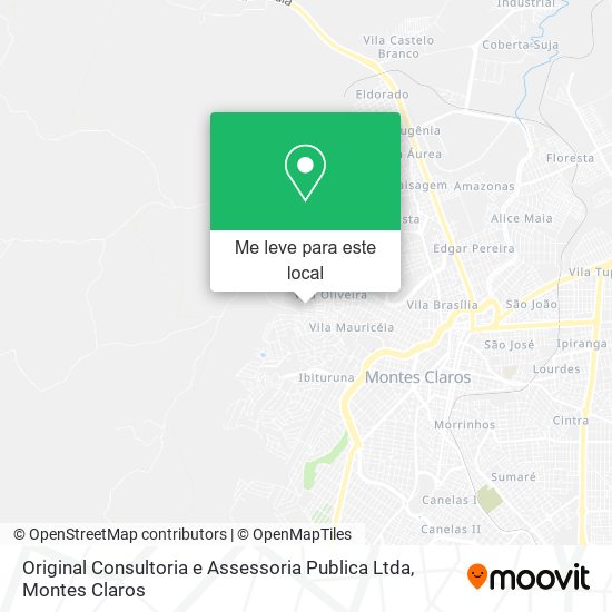Original Consultoria e Assessoria Publica Ltda mapa