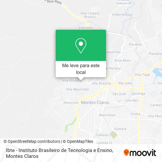 Ibte - Instituto Brasileiro de Tecnologia e Ensino mapa