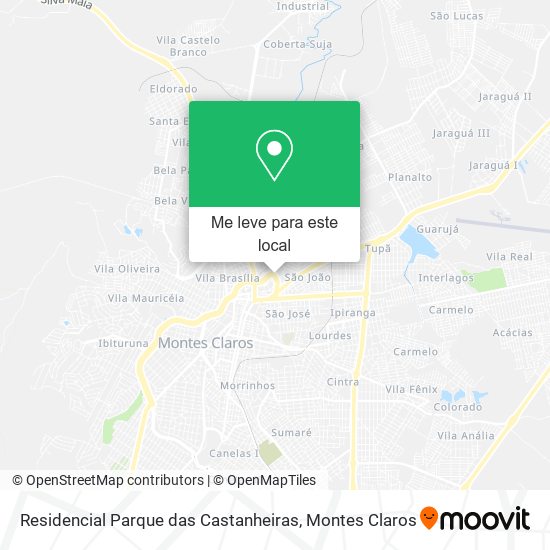 Residencial Parque das Castanheiras mapa