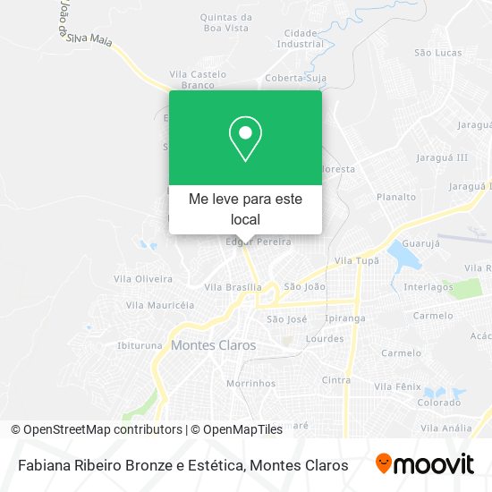 Fabiana Ribeiro Bronze e Estética mapa