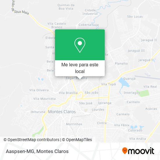 Aaspsen-MG mapa