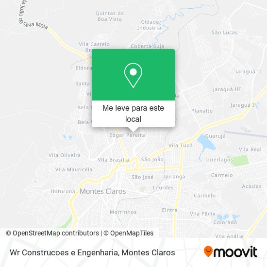 Wr Construcoes e Engenharia mapa