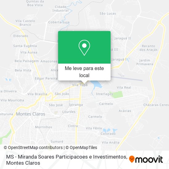 MS - Miranda Soares Participacoes e Investimentos mapa