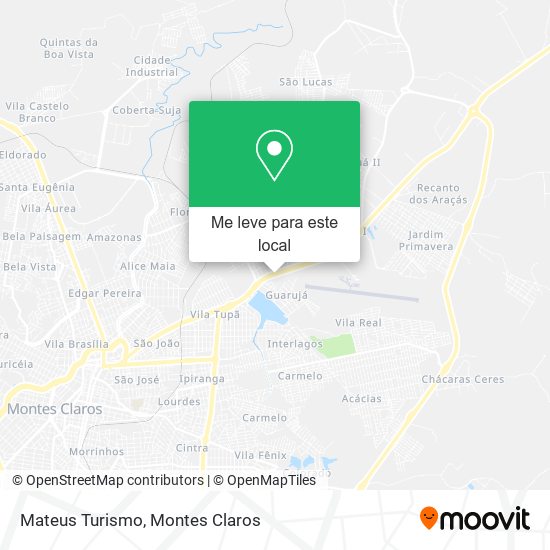 Mateus Turismo mapa