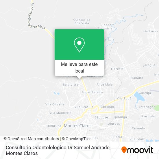 Consultório Odontolólogico Dr Samuel Andrade mapa