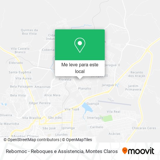 Rebomoc - Reboques e Assistencia mapa