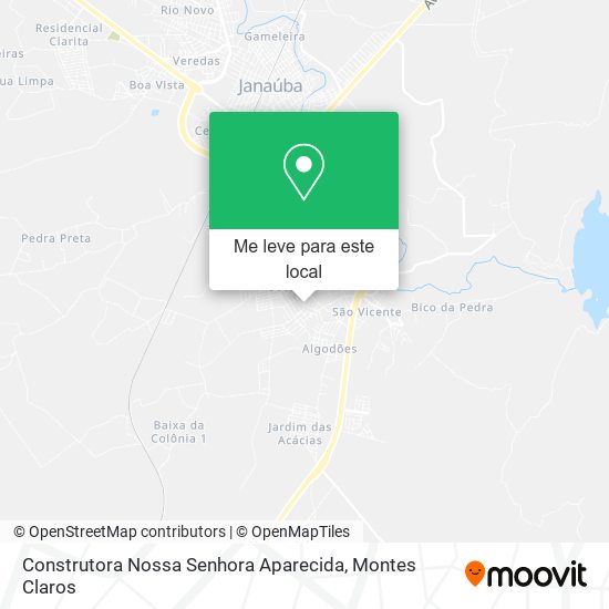 Construtora Nossa Senhora Aparecida mapa