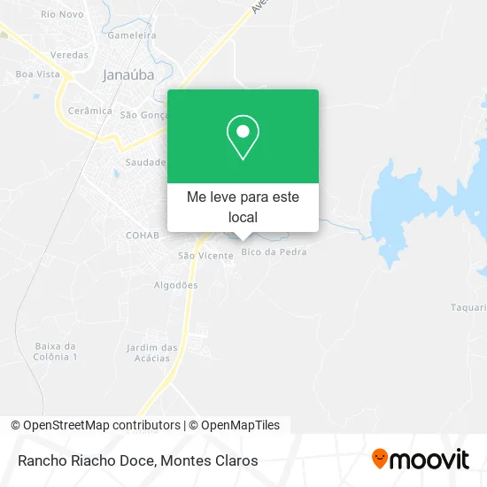 Rancho Riacho Doce mapa