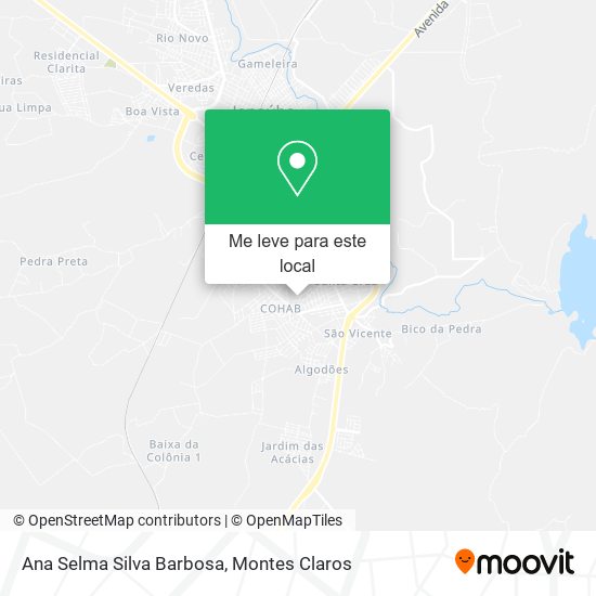 Ana Selma Silva Barbosa mapa