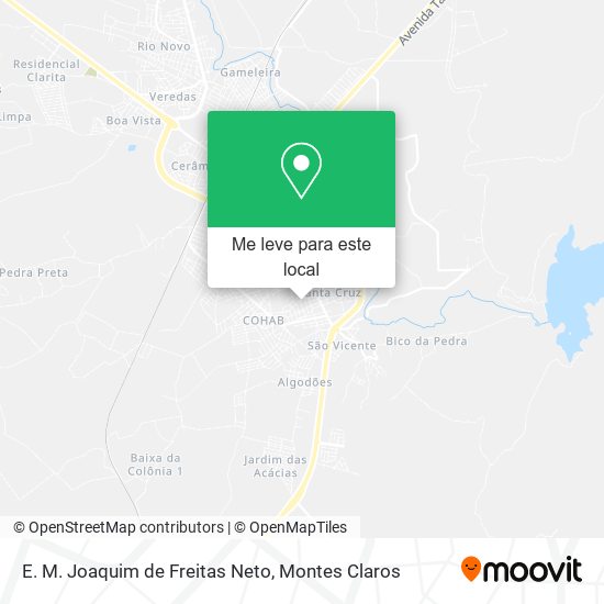 E. M. Joaquim de Freitas Neto mapa