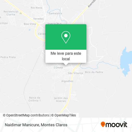 Naidimar Manicure mapa