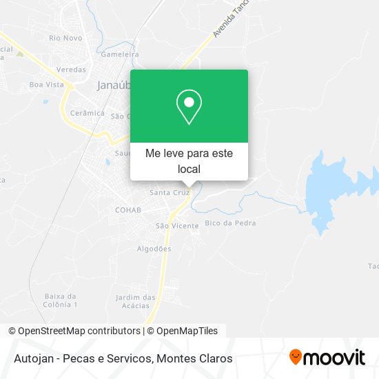 Autojan - Pecas e Servicos mapa