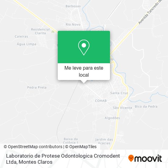 Laboratorio de Protese Odontologica Cromodent Ltda mapa