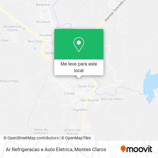 Ar Refrigeracao e Auto Eletrica mapa