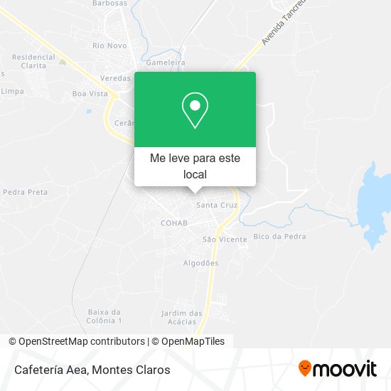 Cafetería Aea mapa