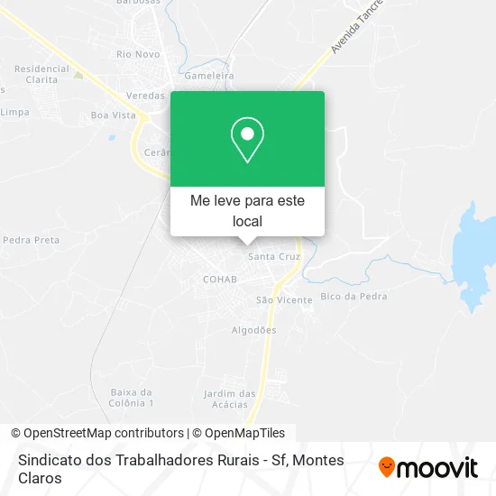Sindicato dos Trabalhadores Rurais - Sf mapa