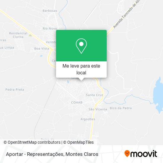 Aportar - Representações mapa