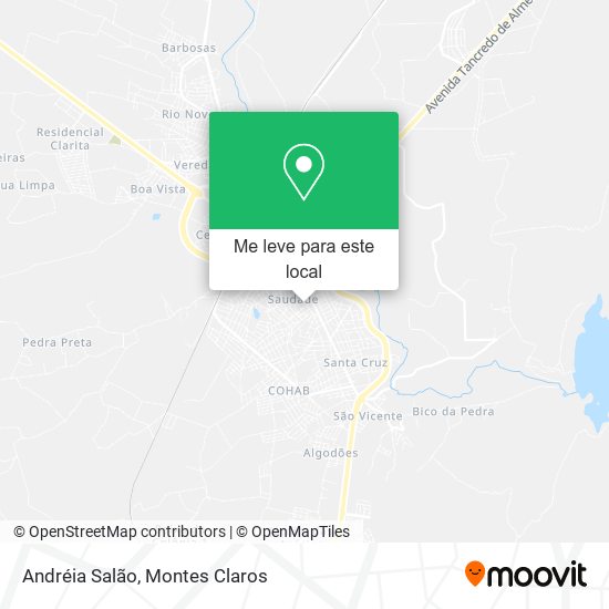 Andréia Salão mapa
