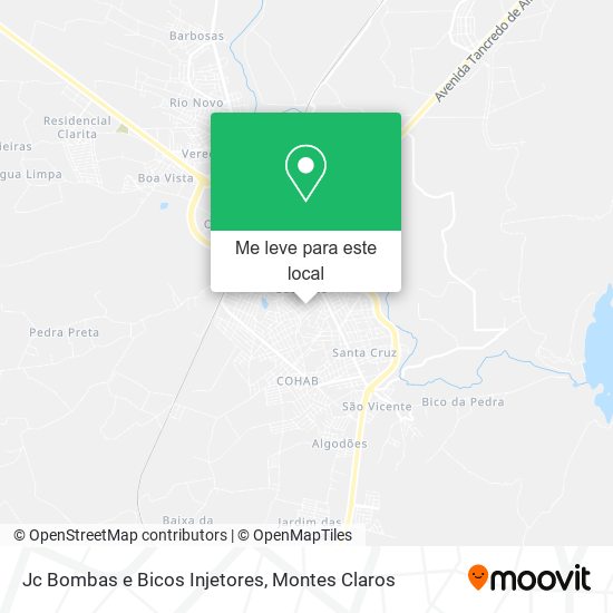 Jc Bombas e Bicos Injetores mapa