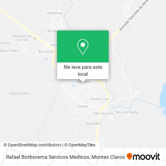 Rafael Borborema Servicos Medicos mapa