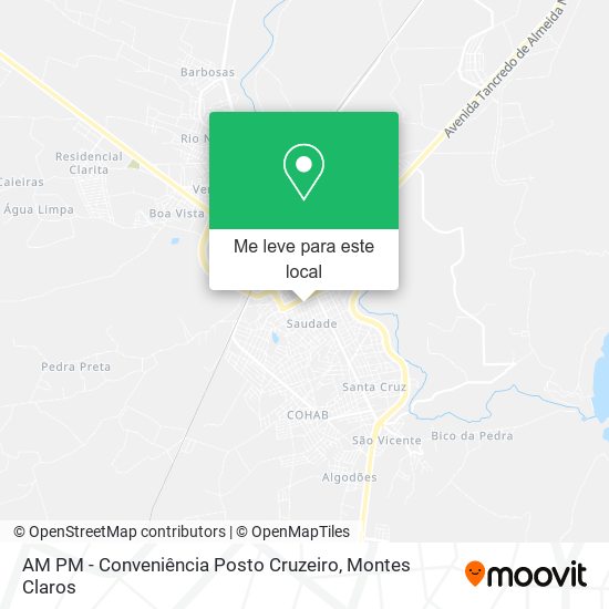 AM PM - Conveniência Posto Cruzeiro mapa