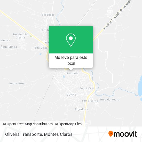 Oliveira Transporte mapa