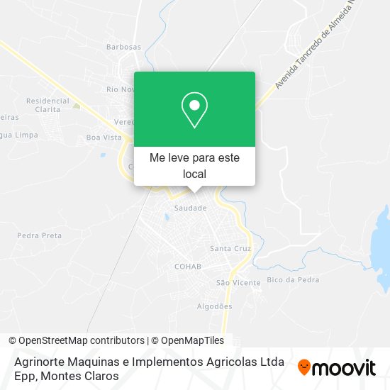 Agrinorte Maquinas e Implementos Agricolas Ltda Epp mapa