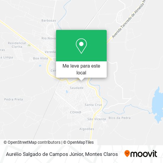 Aurélio Salgado de Campos Júnior mapa
